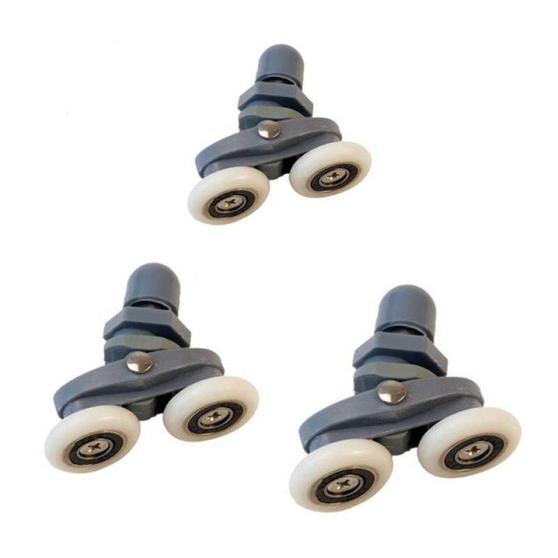 4Pcs/Set Grey Plastic Nylon Adjustable Double Swinging Pulle