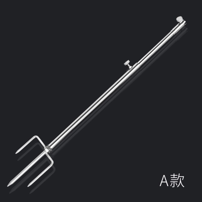 新款三合一多功能钓鱼支架地插架拉饵盘地插炮台架鱼护架野钓地插