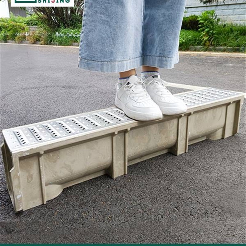 树脂成品排水沟u型槽不锈钢线性排水沟盖板厨房庭院下水道地沟槽