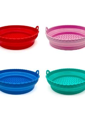 Air Fryers Basket Silicone Foldable Air Fryer Pans Supplies