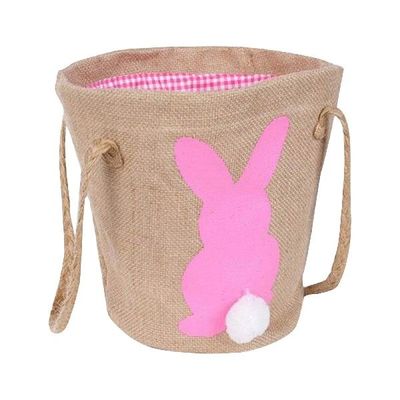 Cute Easter Rabbit Cloth Basket Candy Eggs Buckets Party