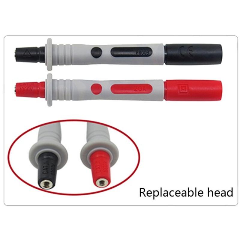 Durable P8003 Multimeter Probe Test Leads 4mm Banana Plug Te