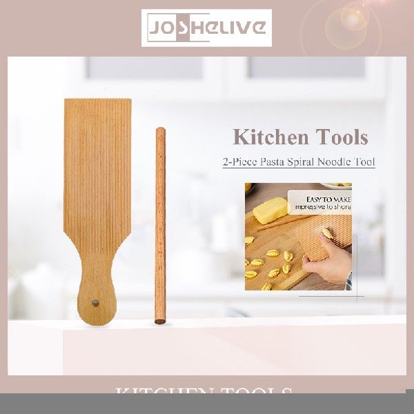 2Pcs/Set Pasta Board Wooden Garganelli Board Macaroni Board