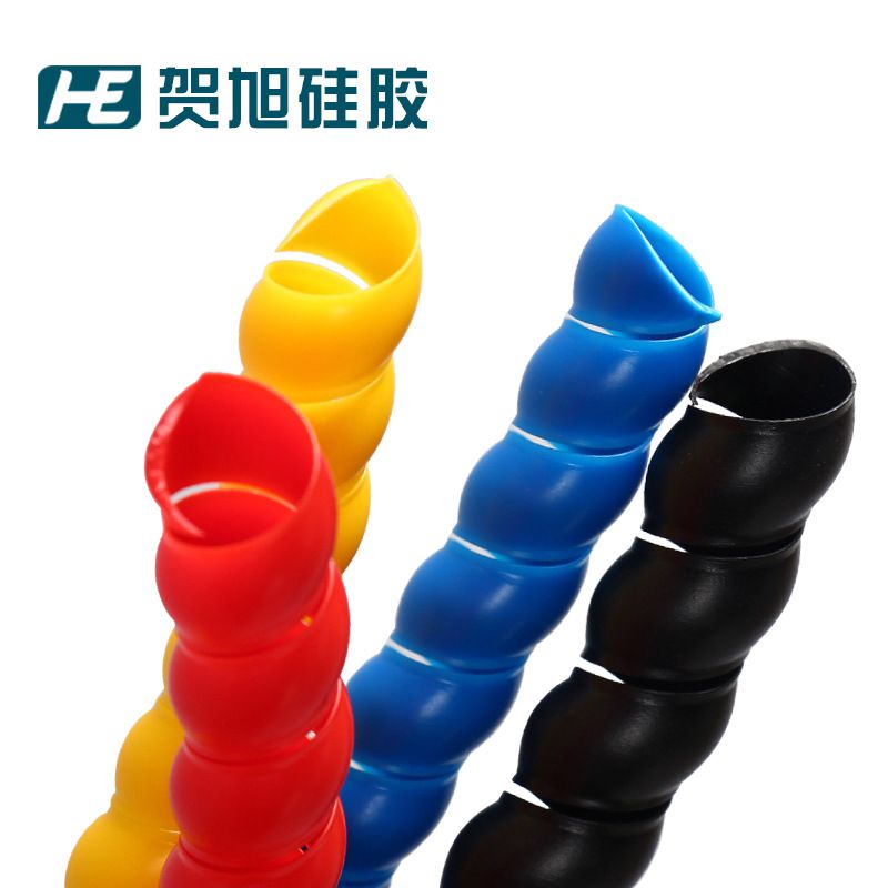 新品护mm螺旋保护套 液压套管胶z管保B0油 螺旋胶管护套 缠绕护线