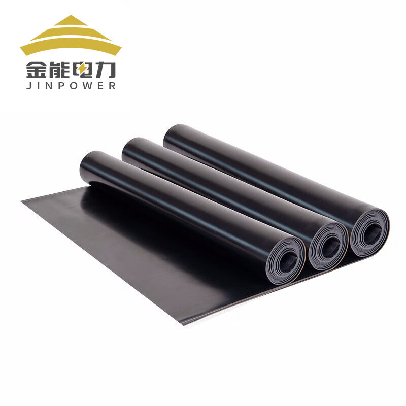 新品新品厂销金能电力绝缘垫绝缘胶垫15mm黑色高压绝缘S胶板042m