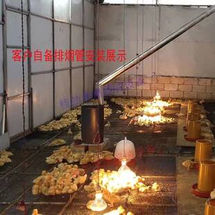 养殖场取暖炉加温设备柴煤两用柴火炉室内大棚鸡鸭鹅猪育雏保温器