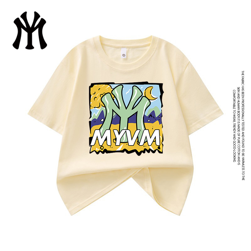 MYVM官方正品夏季情侣纯棉儿童爆款26新款T恤男女21