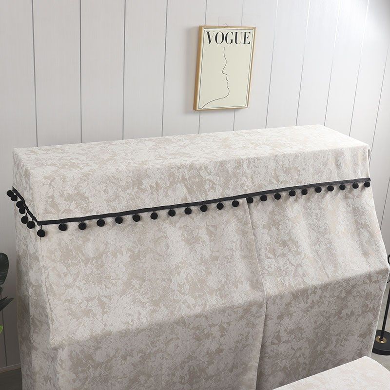 2025新款钢琴防尘罩全罩轻奢钢琴盖布法式风加厚隔音罩全包