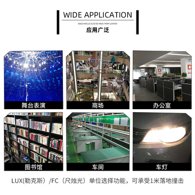 特安斯TA8121/TA8131/TA8123/TA8133/TA632A光照度计高精度测光仪