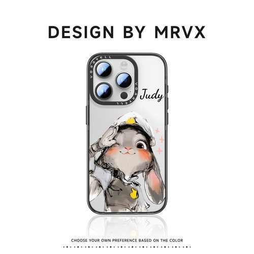 适用苹果16promax手机壳兔朱迪