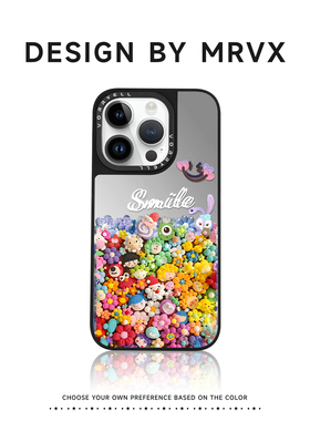 适用iPhone17promax手机壳新款2025苹果16简约magsafe磁吸15pro黑框带镜子14plus小清新13p女小众17air高级感