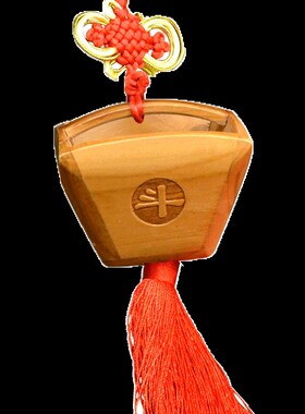 快速发货仿古木雕桃u木斗升摆件日进斗金米斗工艺品家居开业