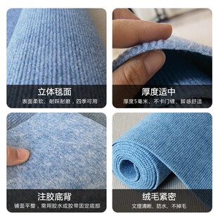 2021新款 客厅卧室房间少女粉蓝色整铺大面积地毯可裁剪床边全铺厚