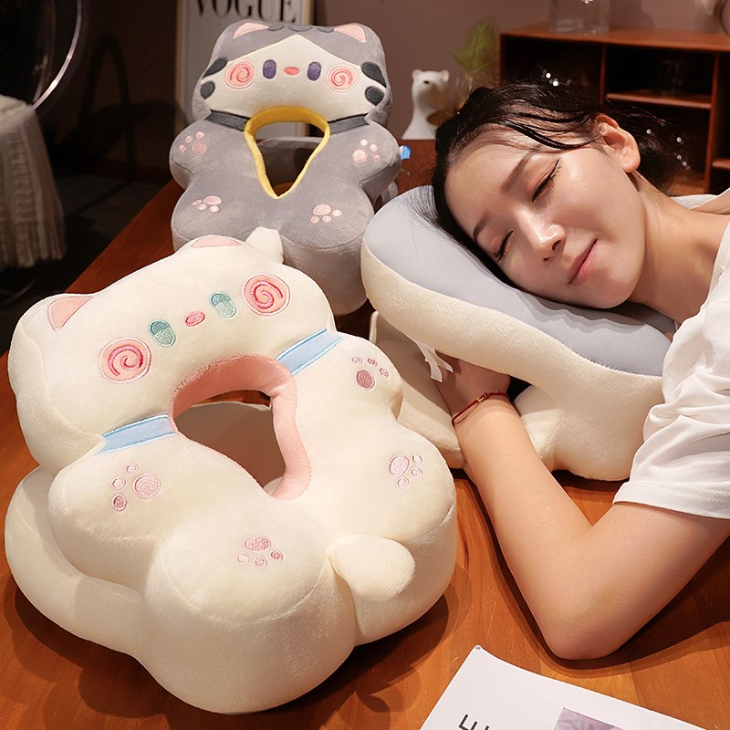 午睡枕趴睡枕办公室抱枕女生午休神器小学生桌上睡觉枕头儿童桌枕
