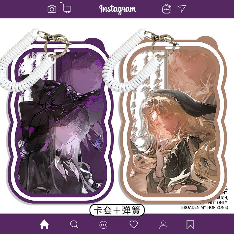 惊封牧四城卡套我在惊悚游戏里封神白柳黑桃学生卡校园卡饭饭卡套