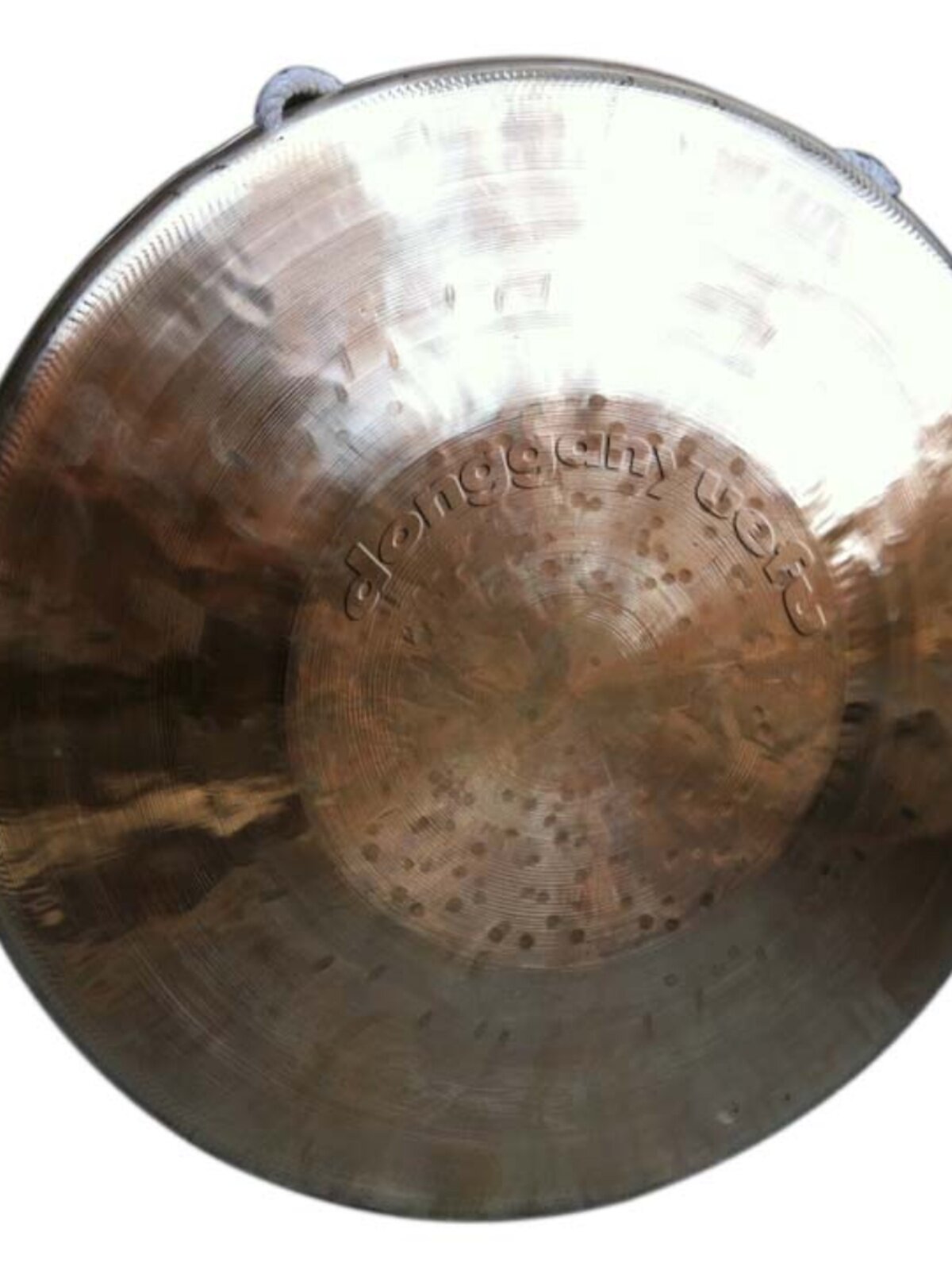 武汉芳鸥牌中虎锣 中虎音锣 33cm锣 铜锣 中音虎锣 送锣锤