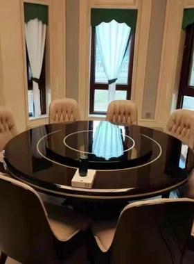 豪家具宅意式轻奢圆桌高端具意餐式轻奢别墅圆桌家92091J03