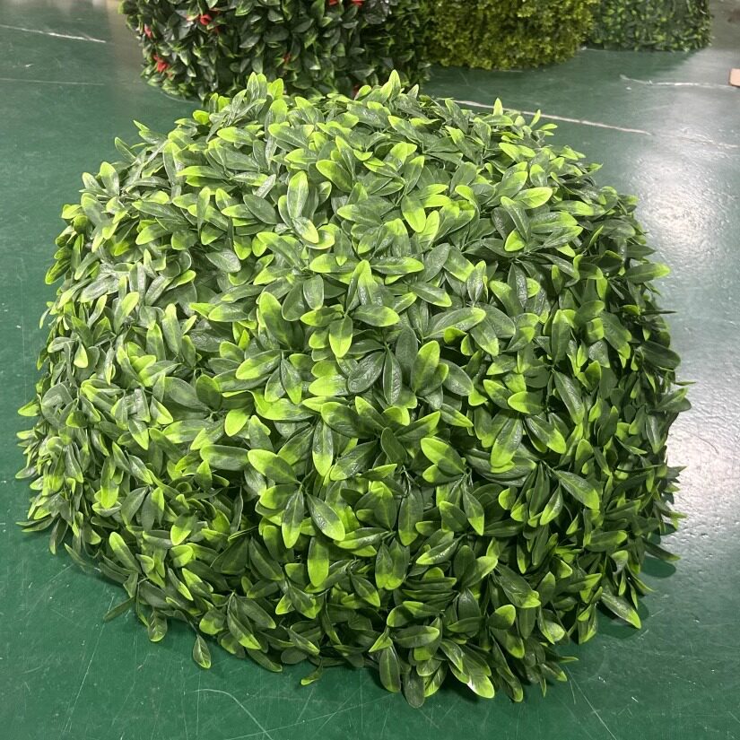米兰草球户外绿植井盖遮挡装饰品空心绿植球仿真绿植杜鹃草球装饰