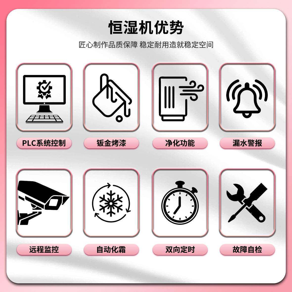 工业恒湿机加DYW湿除湿一体动湿商用车间仓库实验室精机密设备自