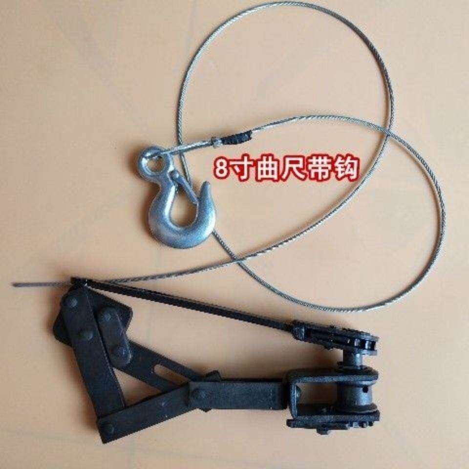 紧线钳子棚虎头紧线器紧器收器大手动钢丝绳拉线曲尺式紧线93412