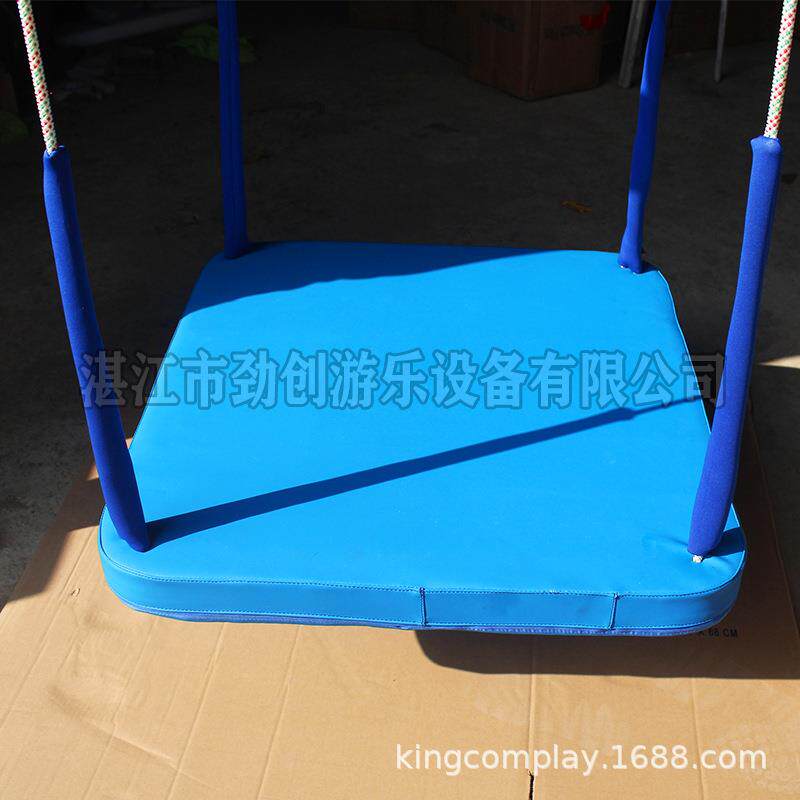 特3664教儿童统旋转秋千亲子玩具岁以方形平板上悬吊千秋6坐感板