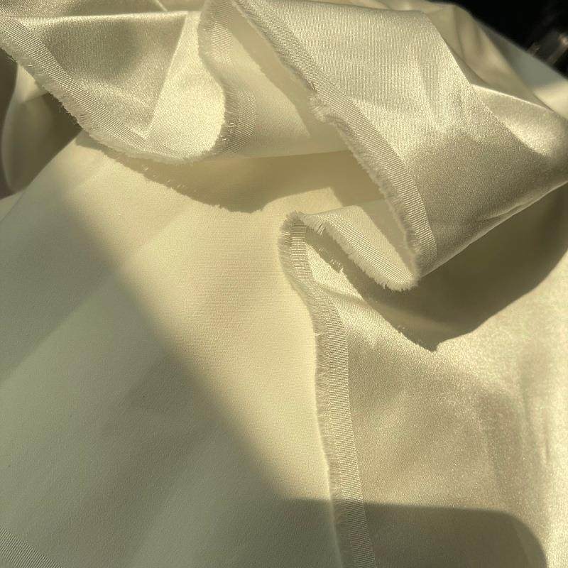 22mm丝棉DZE缎14门真丝棉面料丝0绸面料厂家直幅销5%桑蚕5丝45%棉