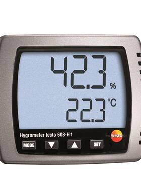 用工业度电子温湿度仪壁挂608-H1式室内家高精温度计testo湿608H1
