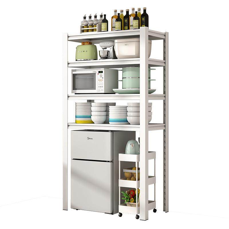 厨房架落地收置物小型冰箱上PMX方纳架子家用微波炉消毒柜洗碗机