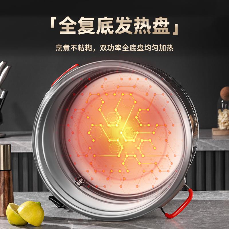 全复底蒸保温桶0不锈钢商用煮桶烧水桶电热桶大43容量开水OZS-034