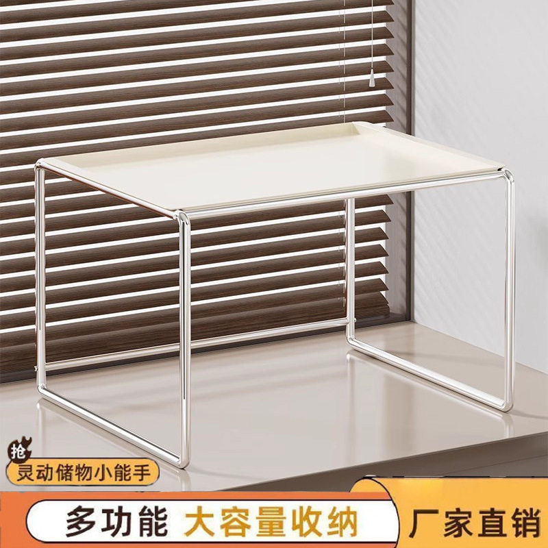 厨房微波炉架置物架多功能层架烤箱收纳架家用台面双层整理支架