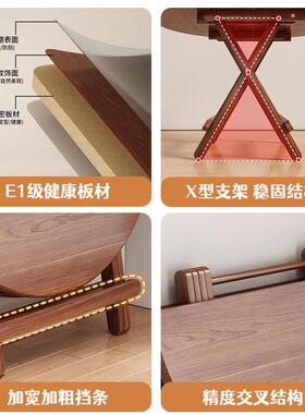 小圆桌网红携摆摊31037简易户外折便方叠桌餐桌家用小户型吃子饭