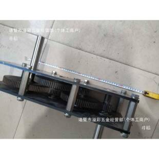 20瓦减发机增速齿轮箱水力风力脚踏手千摇变速箱金属速箱电95160