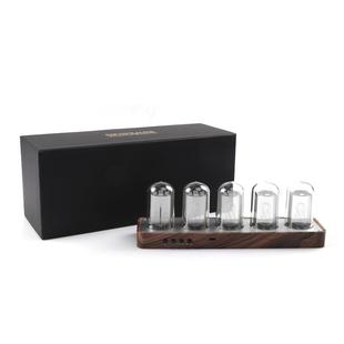 ?闹F$p$%ph(电商钟亚马逊桌面拟辉光管时钟闹免组装创意钟定时器