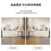 轻奢柜梳妆台一体卧室化现代简约转NHO角妆桌斗化简妆镜实木易化