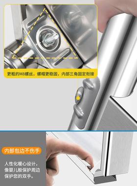 cs夹不锈钢架子落物地收纳杂物物货架多层厨房置物架缝缝90432隙