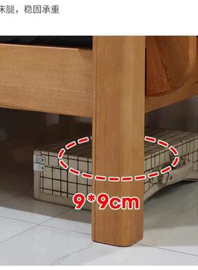 胡桃木母床实木上下床油小户型48476双层床木蜡两高低床儿童层子