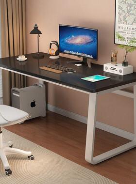电脑26755桌台式简易书家桌用卧室学习桌形学小课桌生简约长方办