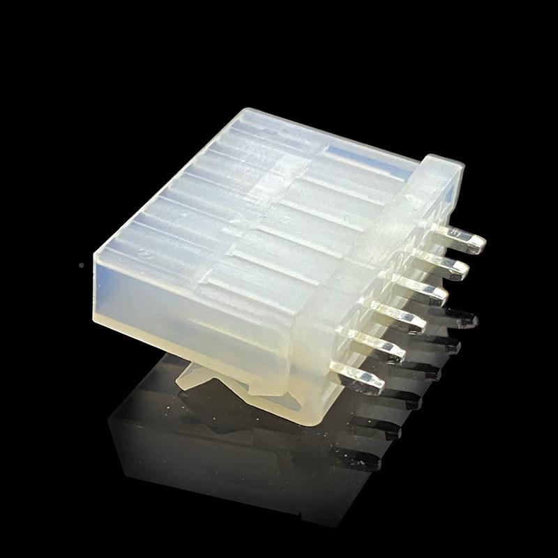 CH396胶6URJA孔座CH3.96M透明间距6.A连壳接器1M000/包致连电子