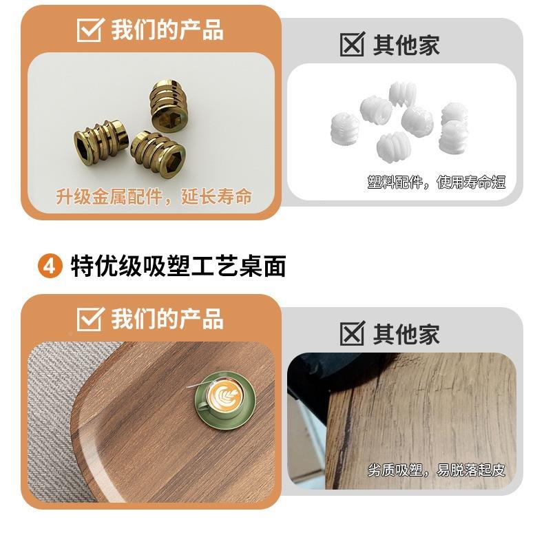 长方方形茶几客型厅家办公室实木茶SMB桌简约新中式小户用形桌子