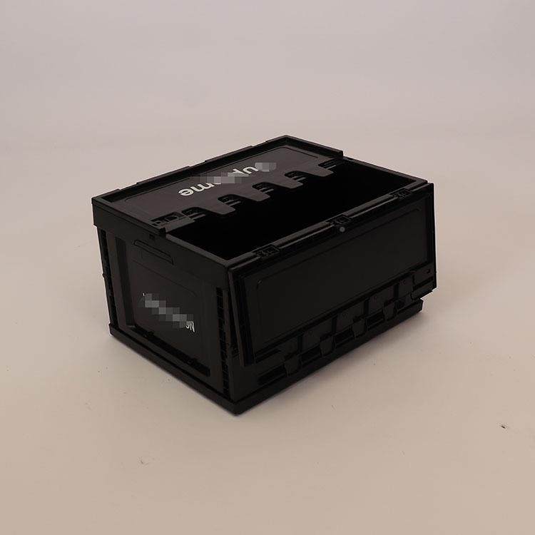 黑色带盖折塑料叠箱可印LGO加厚折叠收纳箱子车NQC载折叠收纳O塑,金属材料及制品,其他金属制品,淘宝优惠券,粉丝福利购,淘宝优惠卷