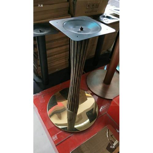 厂家蓝餐桌脚架桌台腿支架不锈tfgj#lzn钢台架铁艺脚茶几餐酒吧脚