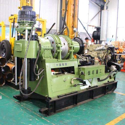 岩芯HW207666钻机金属探钻机水勘井矿取芯钻机工程勘探钻地质钻探