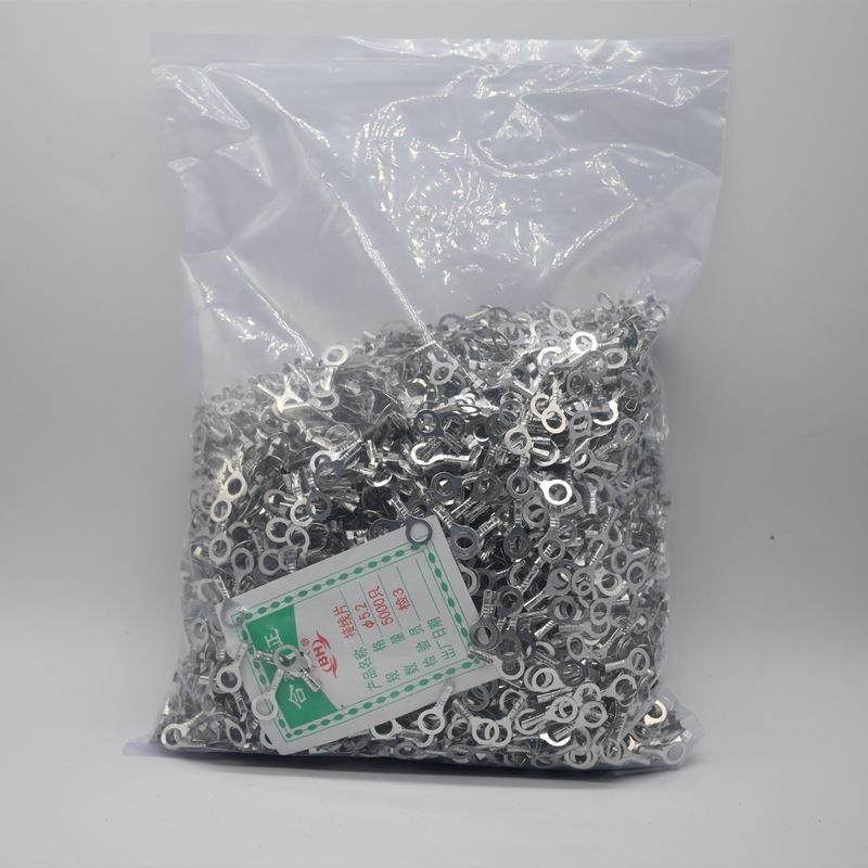 5.2接圆形接线/O型冷压片端子/接线KSE鼻/M5地环铜线/圆形端子5耳