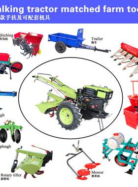 101风冷12匹9N冷凝水冷手扶拖拉1机5旋耕机耕TVV地L机