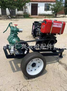柴油机带农水用24139多级泵扬程18米喷灌离心泵高山增压40寸带快