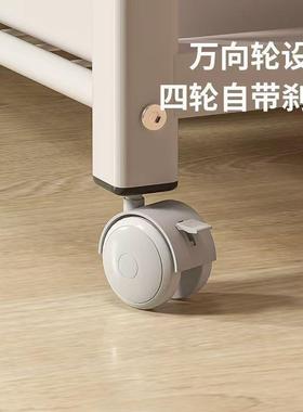 新款儿童玩具收纳架子宝宝书用NXS架多层可家移动置物架落简易地