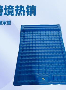 双人拉带户外充气垫踩户轻便携带外露营充气午床垫车载防TIS潮睡