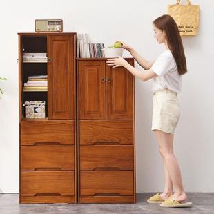五斗柜室斗橱全实木衣抽柜家用6卧050加大深FS757J6T屉宽式 小储物