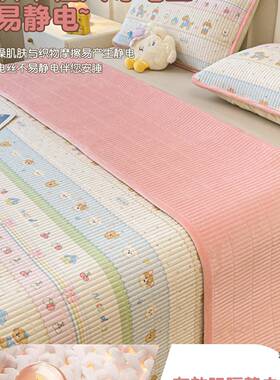 双绒面可床用盖一33402面一面榻米榻夹棉加厚床单纯棉四季通用