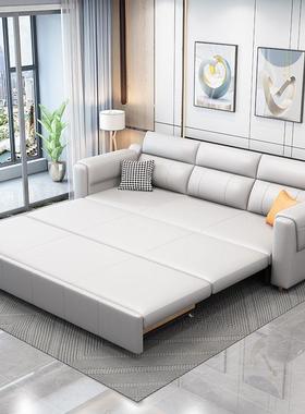 龙约年新发床科技布懒人简可折叠储物两用一体多80813功能沙网红